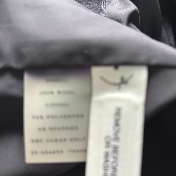 Anne Taylor 100% Wool Fool Zip Coat - Picture 4 of 5